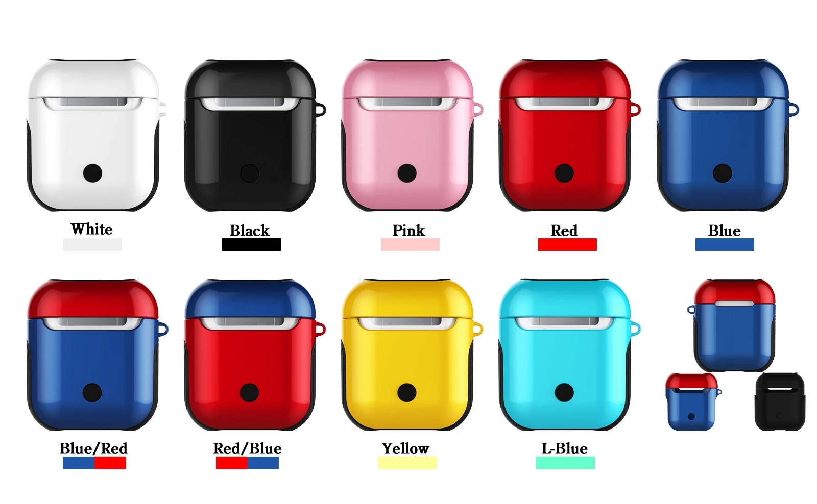 Earphone Case For Apple AirPods Silicone Wireless Bluetooth Headphone 2 Caes Protective Air Pods Cover | Электроника
