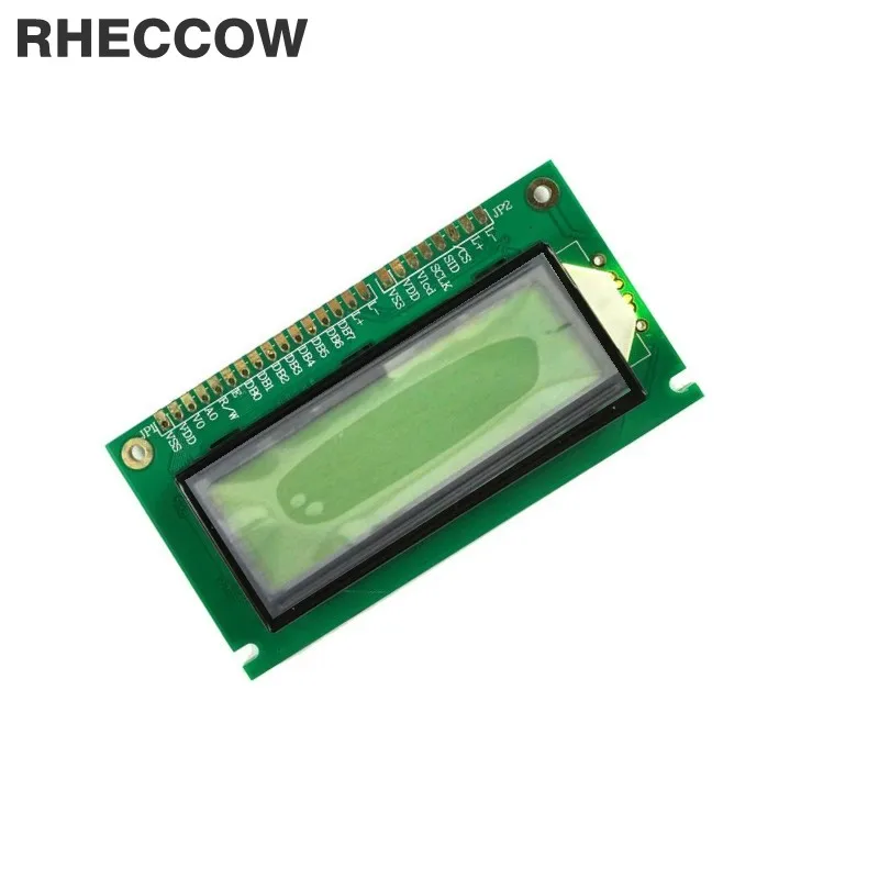 

RHECCOW 5v 12232 122x32 Dots Matrix LCD Module Yellow Green LED Backlight Black character LCM Serial port / parallel port