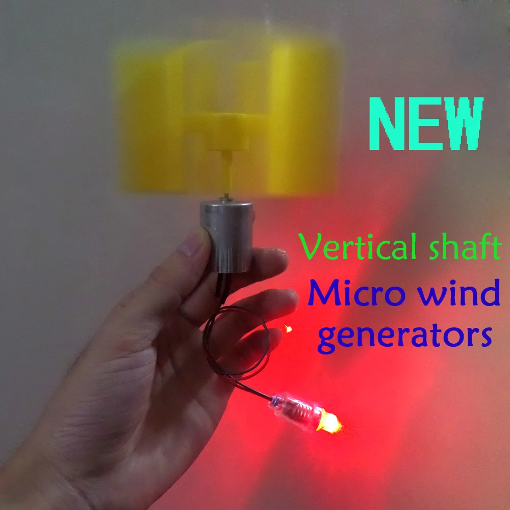 

New type of vertical axis micro wind turbines Small dc wind turbines (with E10LED lamp bead)