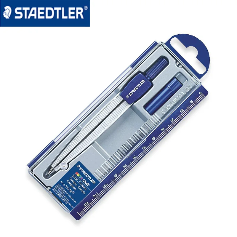 Staedtler 55050 практичный рисунок циркули для черчения для студентов steadtler школьные канцелярские принадлежности Инструменты для рисования