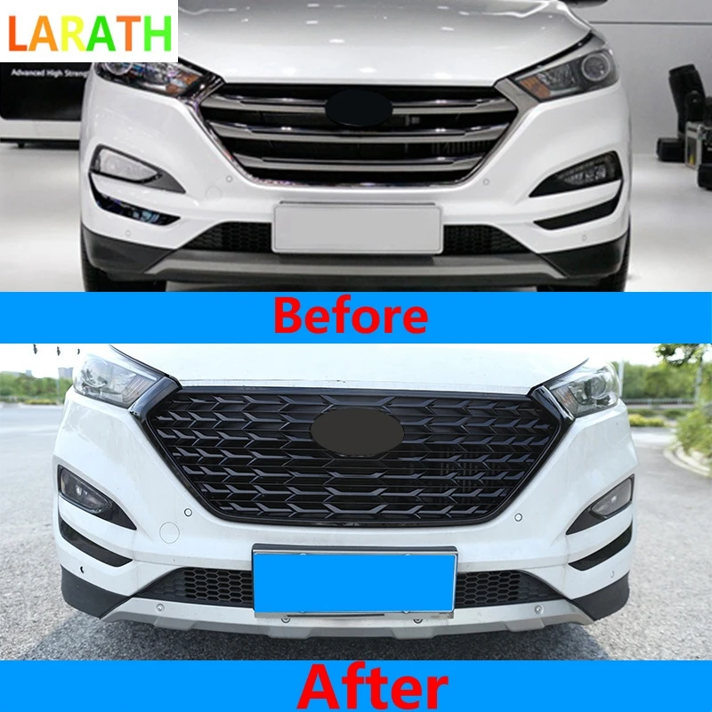 Для Hyundai Tucson 2015 2018 FUSION гонки на переднюю решетку авто маска крышка бампера