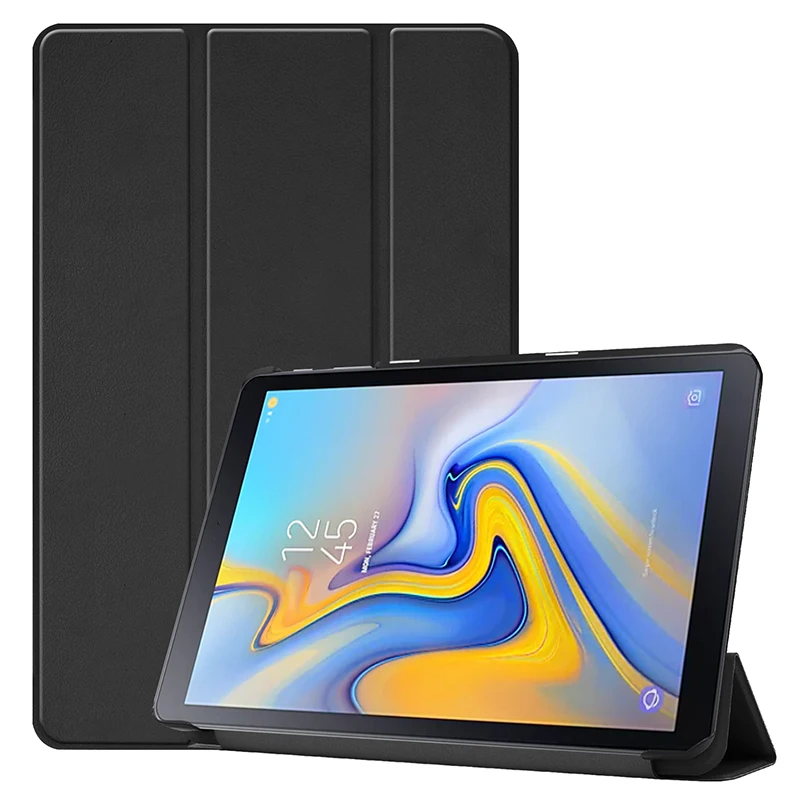 Одноцветное Магнитный откидная крышка из искусственной кожи чехол для Samsung Galaxy Tab Advanced2 SM-T583 T583 10,1 "Tablet Защитная пленка Shell + ручка