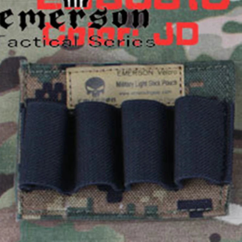 EmersonGear тактическая электронная нейлоновая светящаяся палочка, сумка B Mole, военная сумка, Мультикам, черная EM6061