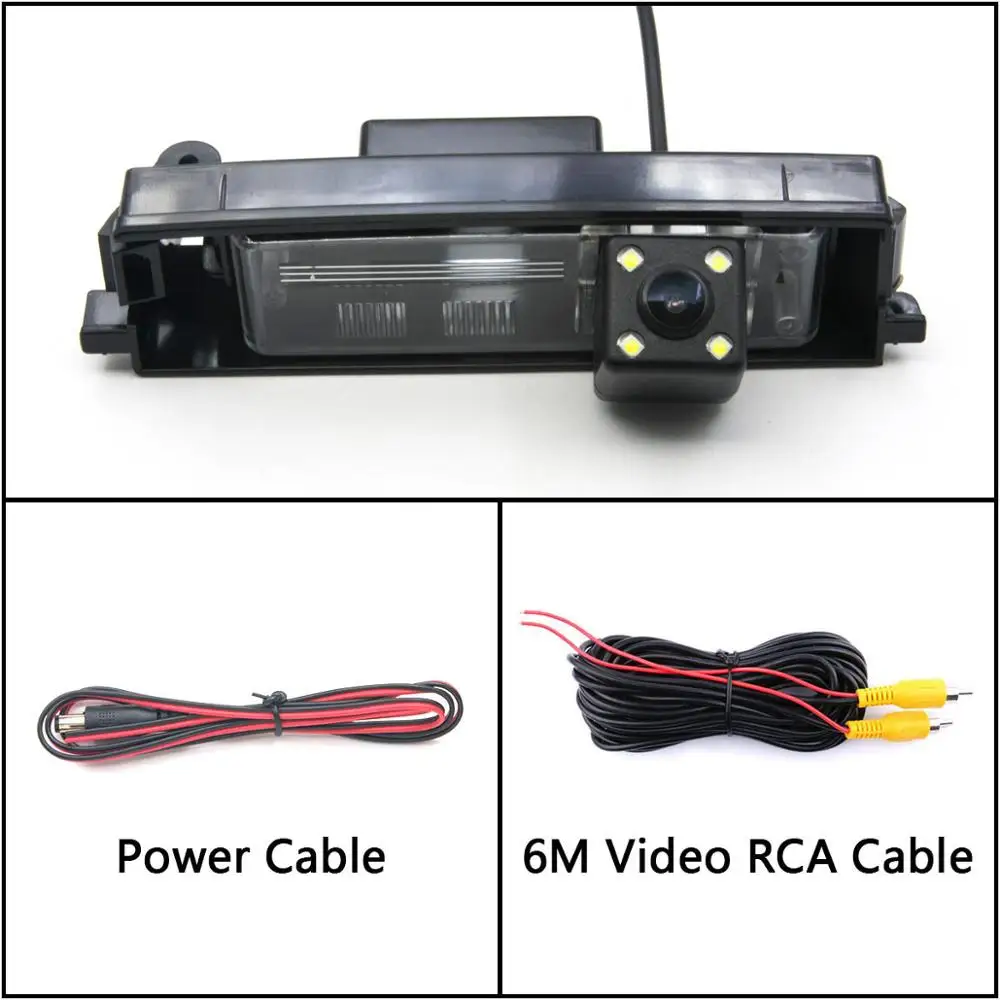 Owtosin Reverse Rear View Camera For Toyota Vitz Platz Yaris Hatchback RAV4 RAV-4 Car Accessories Backward Backup Camera - Название цвета: Camera Only