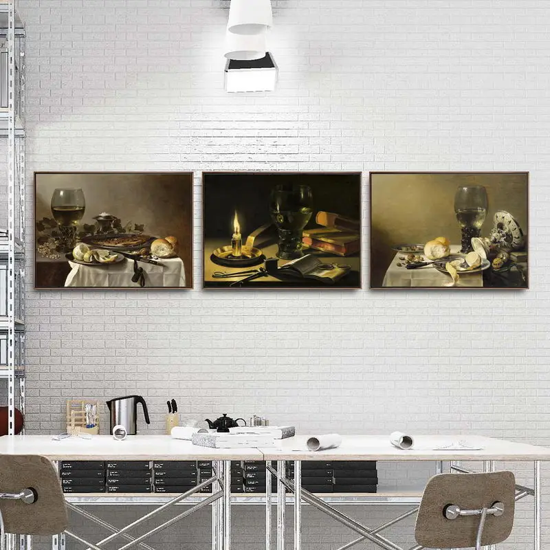 

Home Decoration Art Wall Pictures Fro Living Room Poster Print Canvas Paintings Netherlandish Pieter Claesz