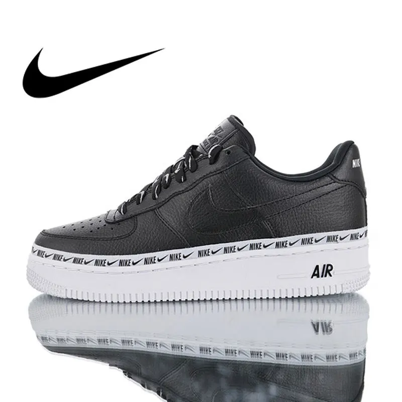 nike black air force 1 07 se premium trainers