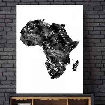 

Africa map Art Canvas Prints Wall Pictures Modern Paintings