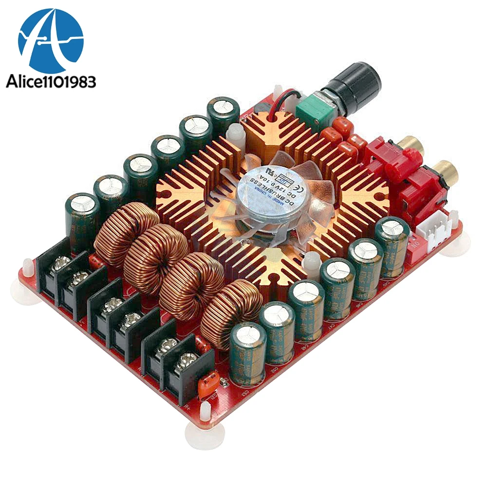 

TDA7498E Digital Power Amplifier Board 2x160W High Output Power Dual Channel Audio Stereo Amplifier Support BTL Mode Module