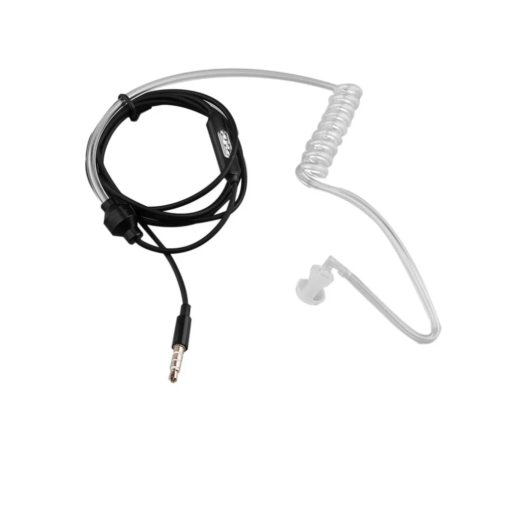 

Hot New Single Stereo Secret Service Air Tube 3.5mm Anti Radiation Mobile Phone Headsets Earphone With Air Pipe KY-011
