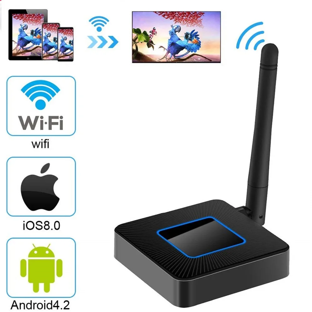 AV + HDMI 2 4G & 5G Wifi дисплей ключ Q4 беспроводной экран зеркальный адаптер 1080P видео