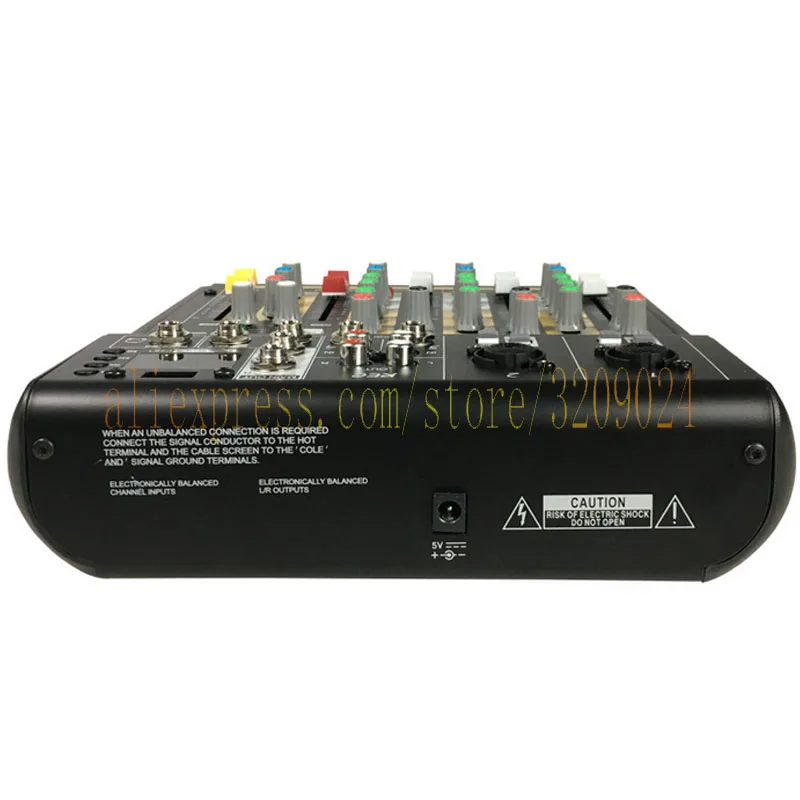 Profissional Bluetooth 4 Channel DJ Mixer