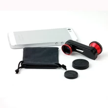 5 шт. HD Высокое качество 3 в 1 Широкоугольный макро объектив "рыбий глаз" для iPhone 5 мобильный телефон оптика камера профессиональный зажим