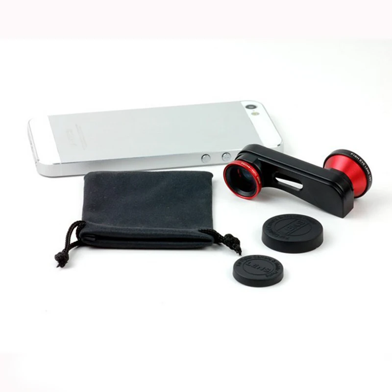 5Pcs HD Hight Quality 3 In 1 Wide angle Macro FishEye Lens