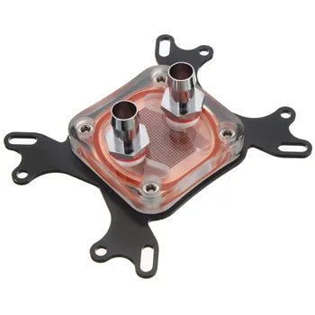 

50mm CPU Water Cooling Inner Channel Waterblock Water Cooler Block Copper Base Cool For Intel 775/1155/1156/1366/LGA 1150/AM3