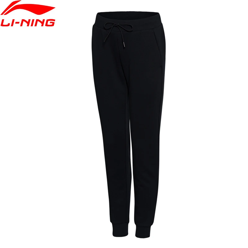 

Li-Ning Women Training Sweat Pants 31%Cotton 69%Polyester Regular Fit LiNing Sports Comfort Pants AKLM364 WKY124
