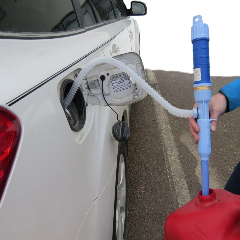 Car gasoline Electric Battery Syphon Powered Pump Diesel Fuel Water Gas Siphon Pump Hose