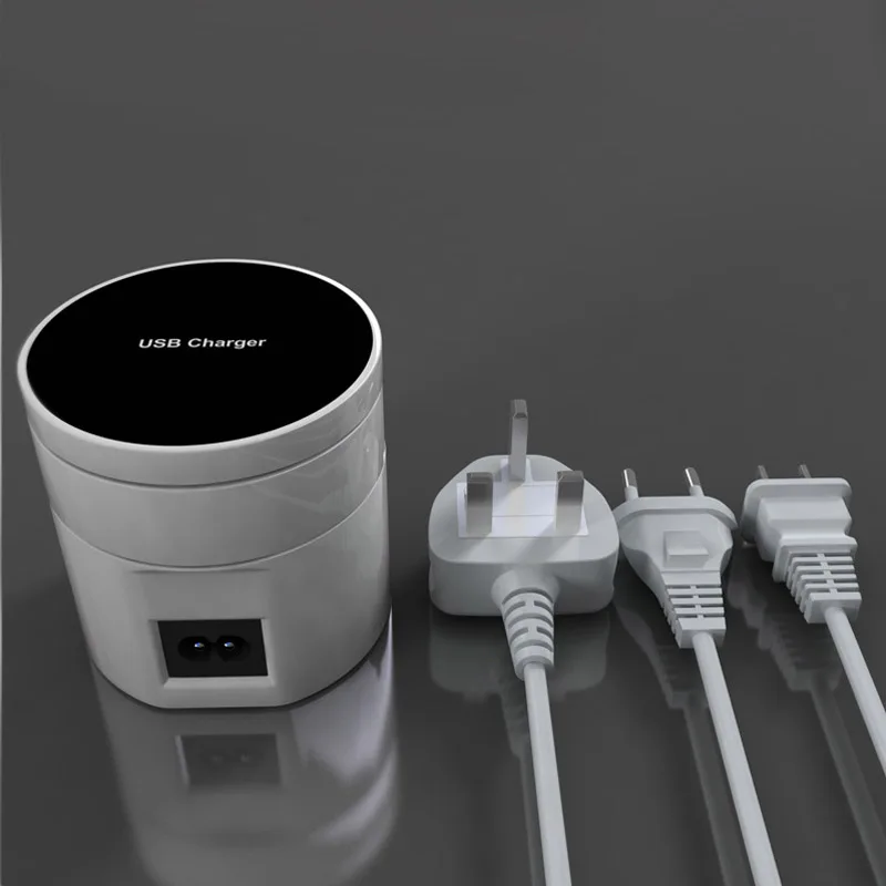 Розетка сетевая портативная с 10 USB портами умный дорожный адаптер переменного