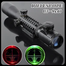 C3 9X40 LLL Night Vision Rifle Scopes Air Rifle Gun Riflescope Outdoor Hunting Telescope Sight High