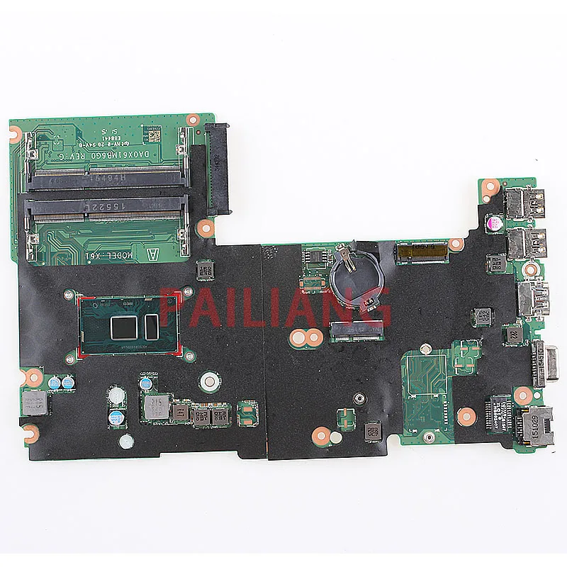 PAILIANG Laptop motherboard for HP 430 G3 440 G3 I5-6200U PC Mainboard 830937-001 830937-601 DA0X61