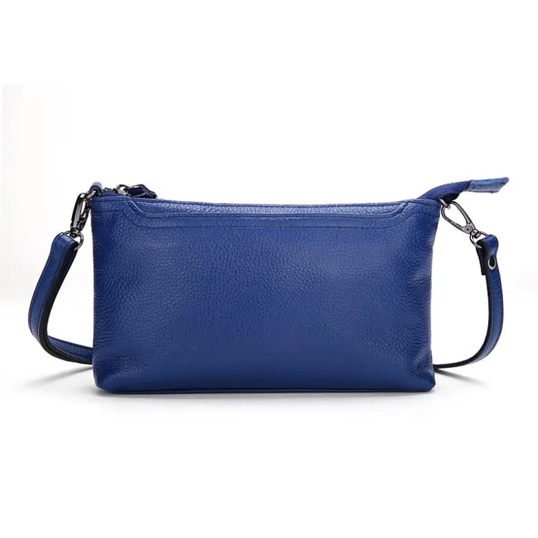 Женская сумка из натуральной кожи, первый слой, сумка из воловьей кожи, женские сумки-мессенджеры, сумки через плечо с кисточкой, известные - Цвет: Navy Blue