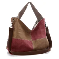 Новинка 2018 Лоскутные холщевые женские сумки Tote винтажная сумка на плечо дорожная сумка через плечо сумка sac основной