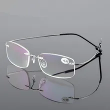 Очки для чтения, Для мужчин Для женщин без оправы ультра-светильник Магнитный пресбиопические очки для мужчин и женщин+ 1,0+ 1,5+ 2,0+ 2,5+ 3,0+ 3,5+ 4,0 JH9