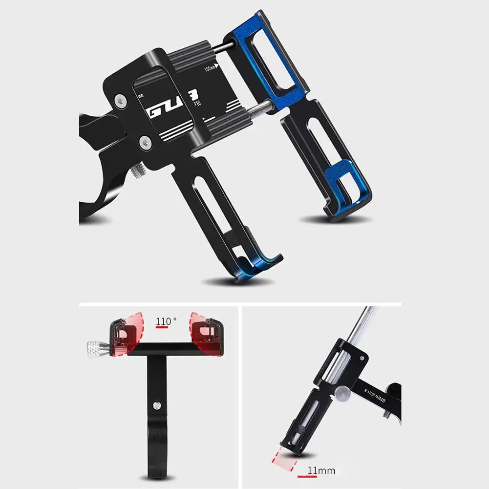 GUB P10 алюминиевый сплав держатель для мобильного телефона для велосипеда усовершенствованный четырехкоготный дизайн подставка для телефона для велосипеда электрический велосипед мотоцикл