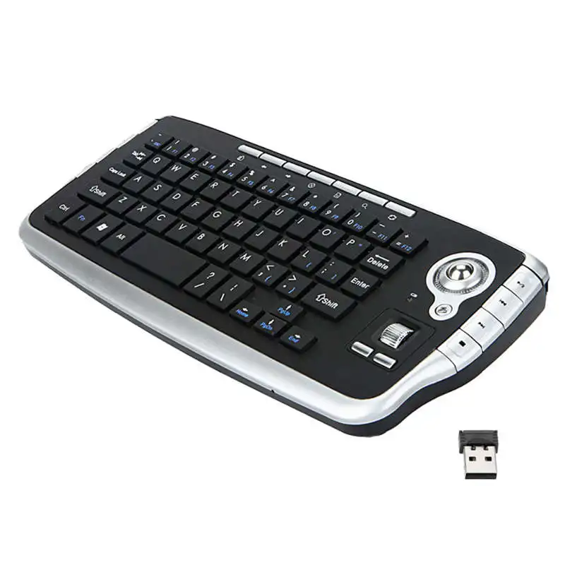 

Mini Wireless Mouse Keyboard 3 In 1 2.4G Wireless Keyboard / Air Mouse / Smart Tv Remote Controller Ergonomic Gaming Keyboard