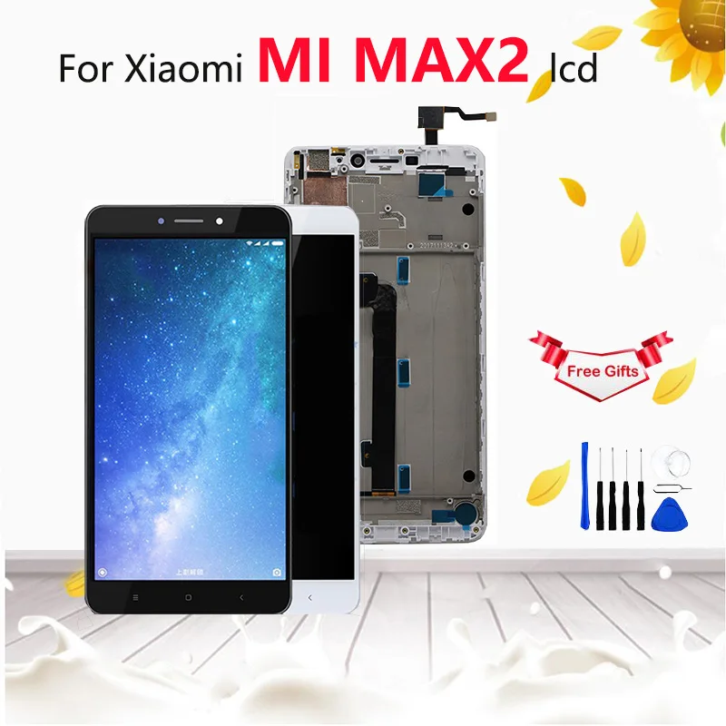 

6.44"Original LCD Display For xiaomi MI MAX 2 LCD Touch Screen Digitizer with Frame for Max2 Mi Max 2 Replacement Parts