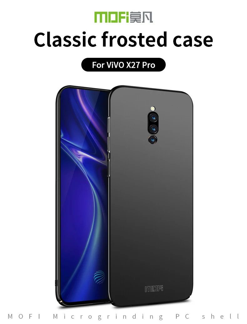 MOFi для ViVO X27 Pro 6. " чехол для ПК Жесткий Роскошный защитный чехол для ViVO X27 Pro Fundas Phone Shell