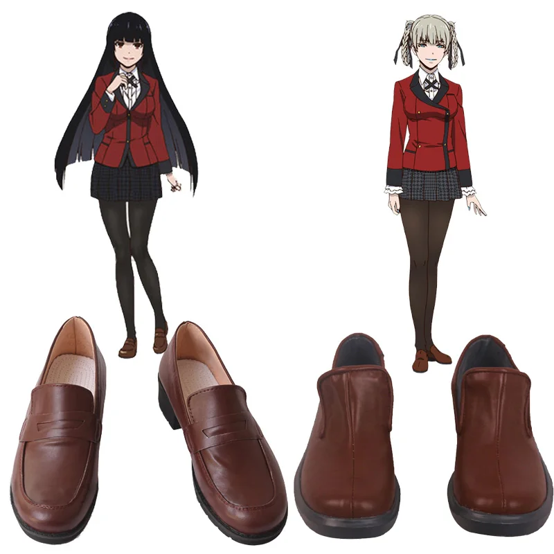 

Cosroad Jabami Yumeko Shoes Kakegurui Compulsive Gambler Cosplay Shoes Momobami Kirari Jabami Yumeko Cosplay Boots