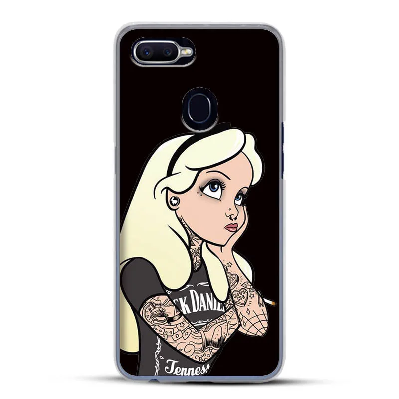 For OPPO F9 Case Silicone Painted Cartoon Back Cover R17 Pro Soft TPU Funda FOR Capa |