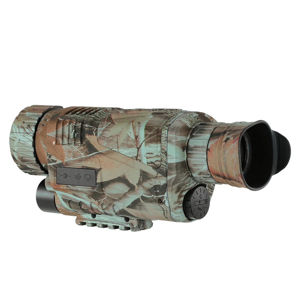 

5X40 Digital Infrared Night Vision Goggle Monocular 200m Range Video DVR Imagers for Hunting Camera Device Free phone lens clip