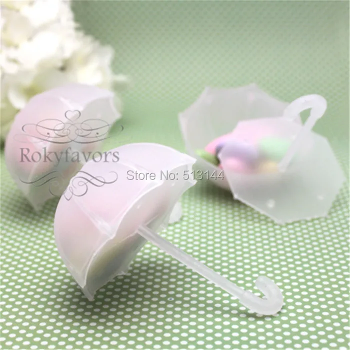 36pcs Unique Umbrella Candy Boxes Wedding Favors Party Reception Candy