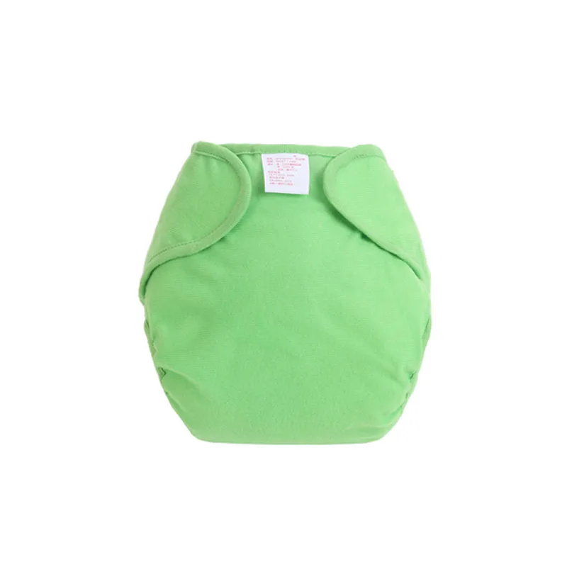 10 шт./лот Многоразовые детские подгузники для младенцев мягкие хлопковые однотонные детские подгузники TRX0026 - Цвет: green