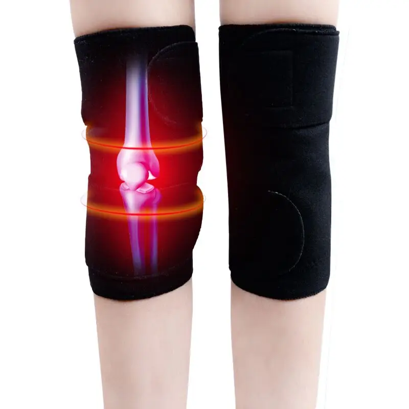 2 шт. турмалиновый самонагревающийся наколенники магнитотерапия коленей для поддержки, турмалиновая согревающий пояс массажер для колен
