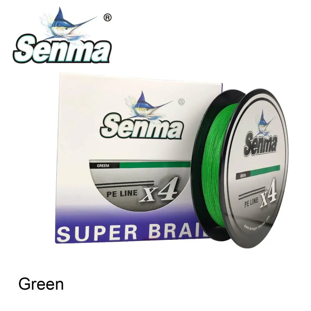 

Senma 4X PE Fishing Line 4 Strands Braided Fishing Line Multifilament Fishing Line Smooth Multi Color Braided Line