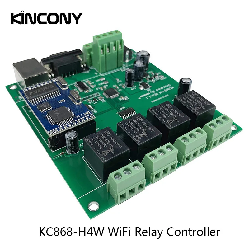 

4 Channel Intelligent Smart Home Automation WiFi Wireless Relay Switch System Remote Control Domotica Hogar Module Controller