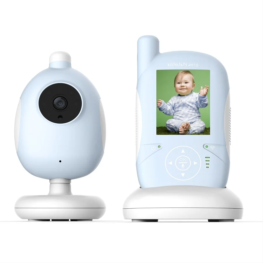 2 4 inch baby monitor doppler IR Nightvision Lullabies Temperature Monitor Feeding Alarm intercom VOX System
