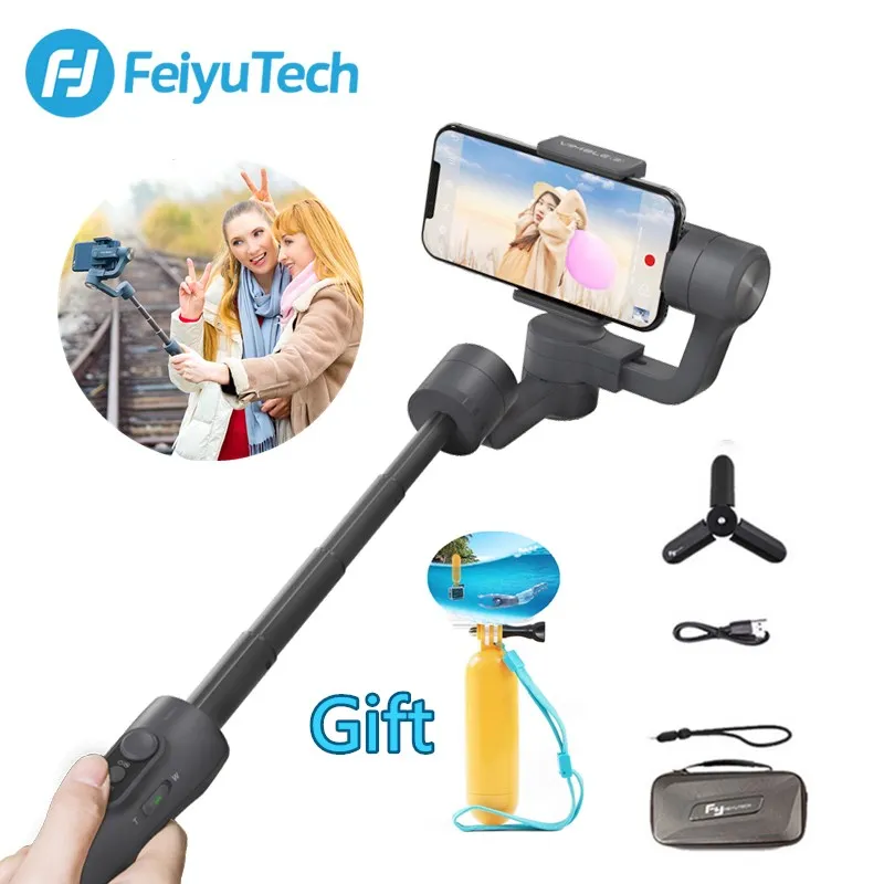  Original FeiyuTech Vimble 2 Feiyu 3-Axis Handheld Smartphone Gimbal Stabilizer with 183mm Pole Trip