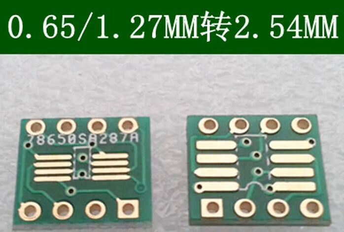 80 шт. позолоченный SO8 MSOP8 SOIC8 TSSOP8 SOP8 адаптер с поворотом DIP8 IC пластина PCB (без