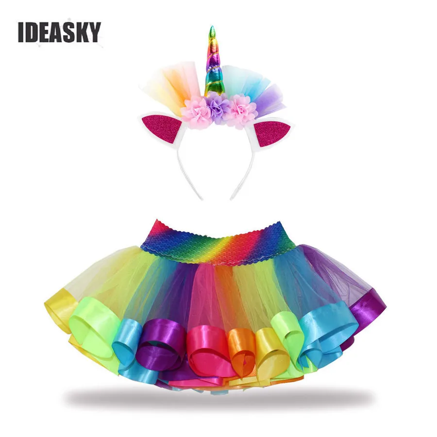 2018 New Adult Childrens//Kids Tutu Skirt Party Fancy Dress Halloween DanceWear