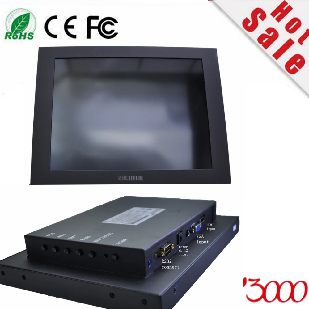 2017 компьютерная панель Ordenador Hmi распродажа 10 4 дюйма Vga Hdmi 12 в пост. Тока