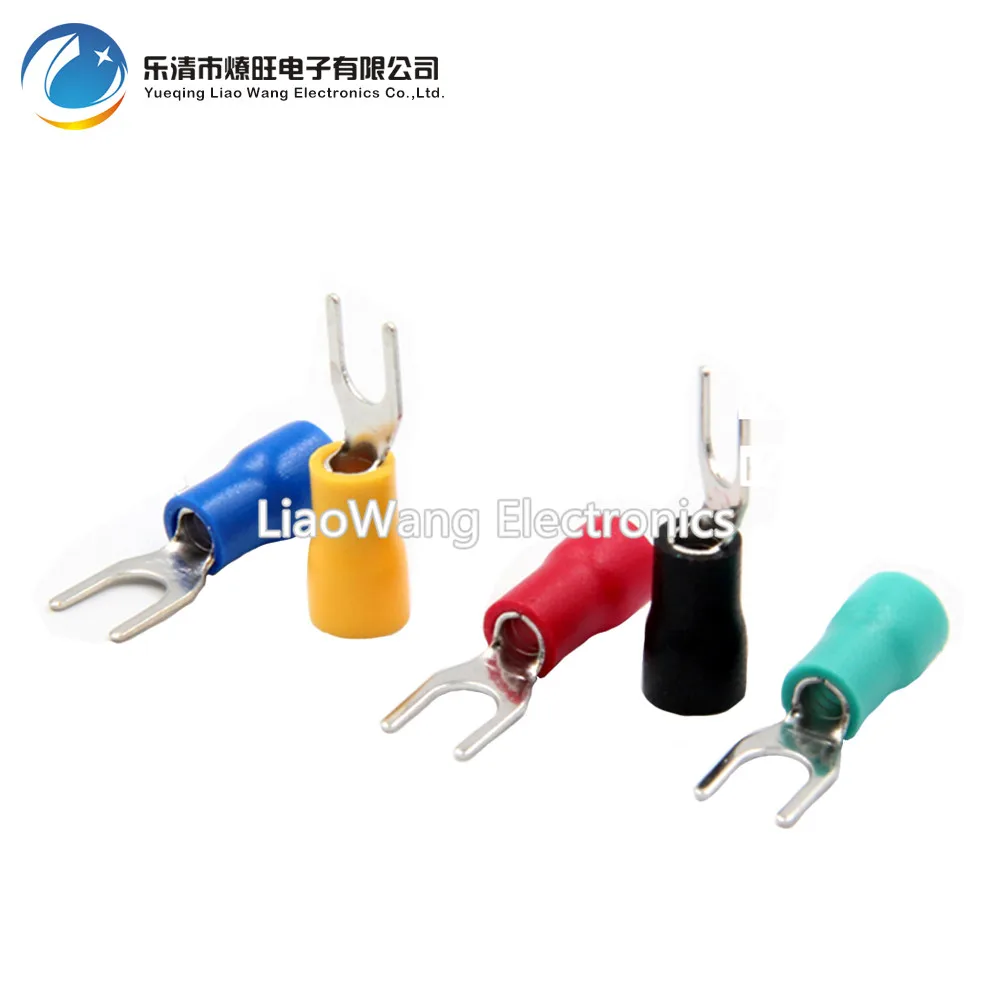 

100PCS/LOT SV5.5-4/5/6 Cold pressing end head fork-shaped insulated end head u-shaped end head