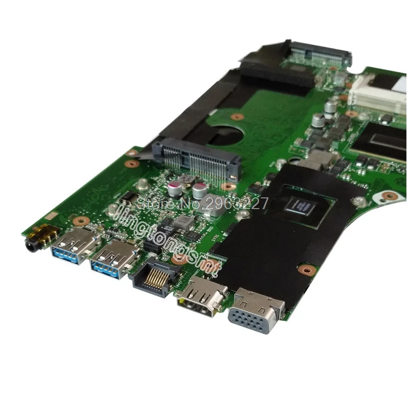 Для For Asus A750J A750JB K750J K750JB X750JB REV2.0 материнская плата с i5 GT740M 2g ram 100% протестированная