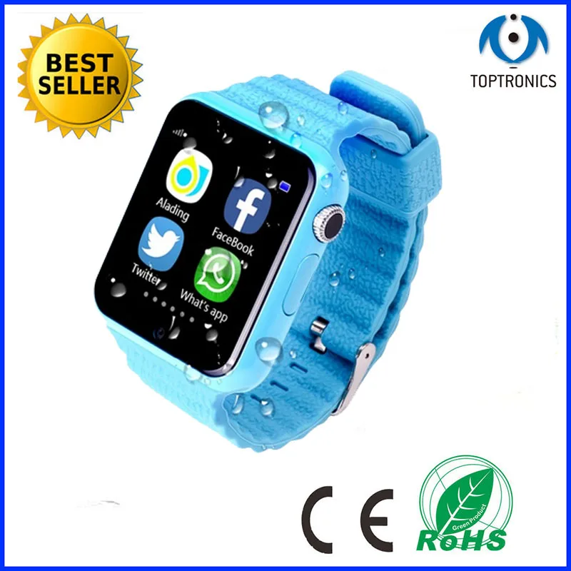 Original boy girl GPS Bluetooth Smart Watch for kids watchphone support SIM /TF dial call facebook for ios android pk q50 