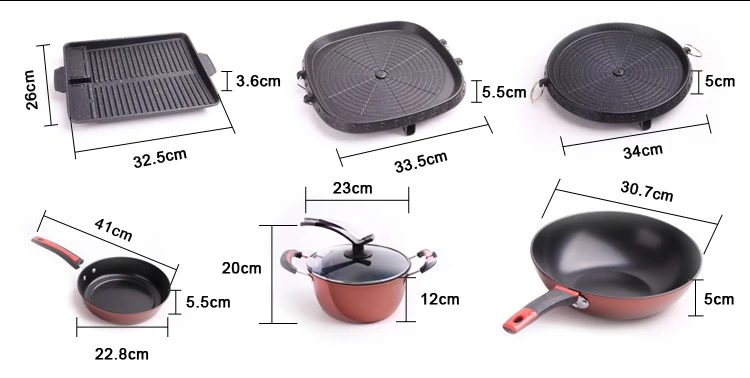 Camping Picnic Gas Heating Stove For Non-Stick Roasting Plate Pan