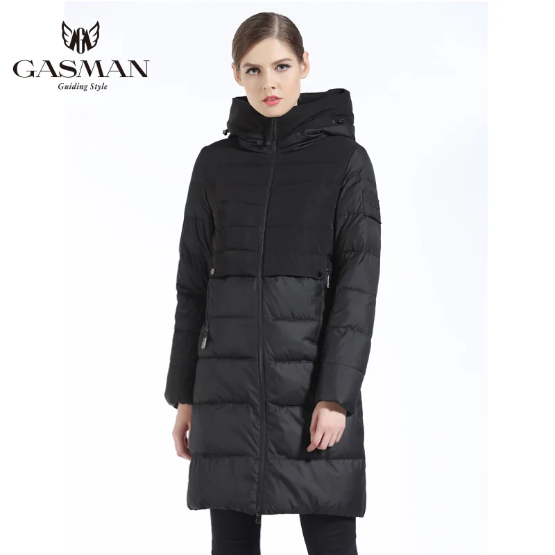 GASMAN 2018 Brand Women Winter Jacket And Coat Slim Long Women Thick Down Parka Hooded Women's Coat Bio Down Jacket For Women