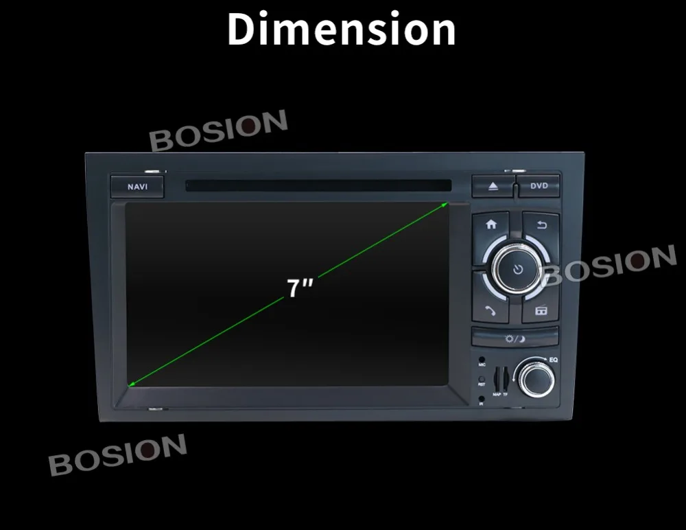 Cheap Free Canbus 1024*600 Quad Core Android 8.0 Car DVD Player for Audi A4 2002-2007 S4 RS4 8E 8F B9 B7 RNS-E (DTV DAB+ Optional) 18