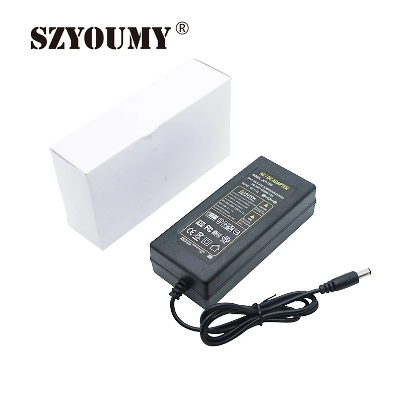 SZYOUMY 200 шт. 12 В 5 А 60 Вт Светодиодный источник питания адаптер для светодиодного